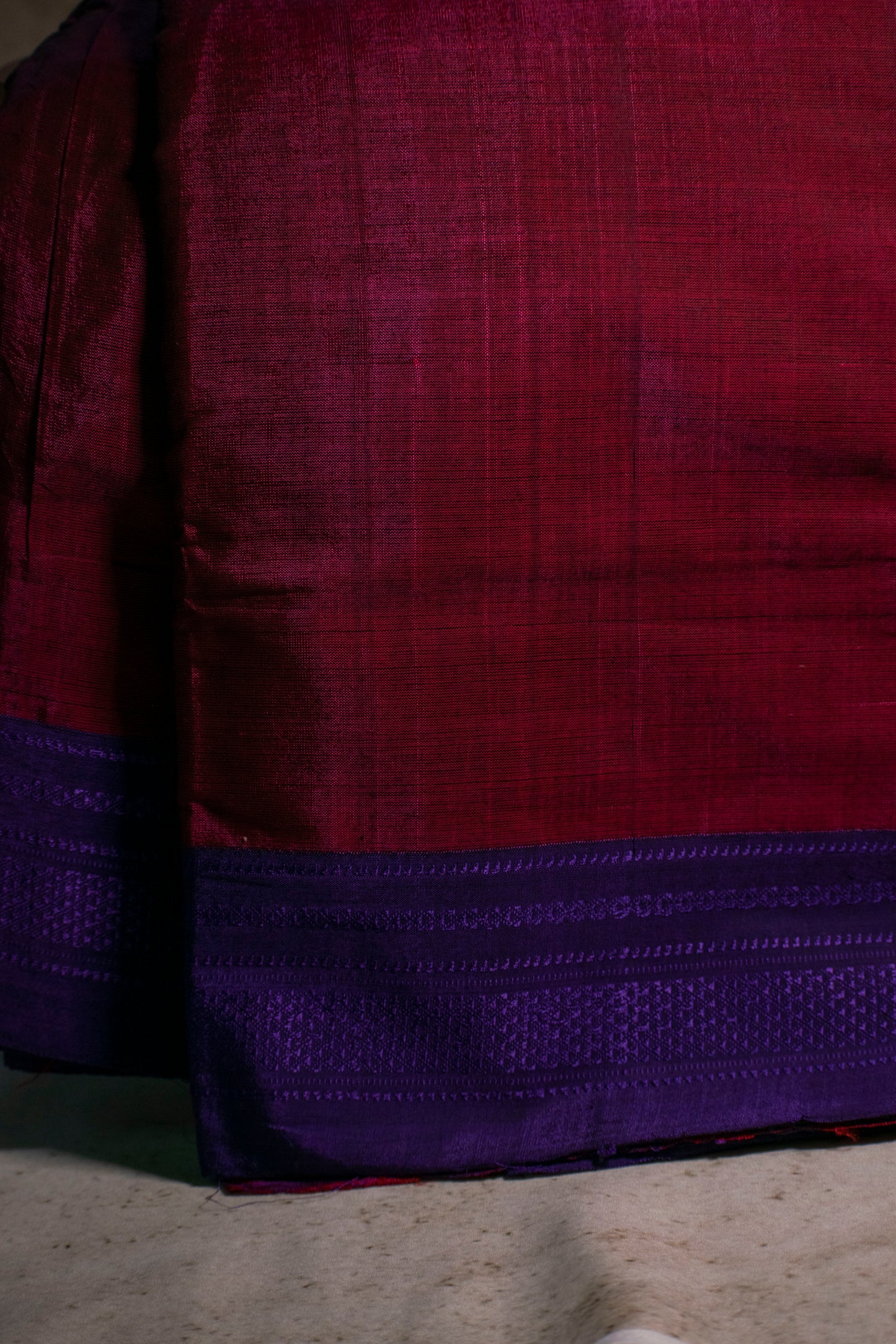 Pink Handloom Ilkal Saree