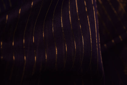 Purple Silk Cotton Maheshwari Saree  MAHSC05