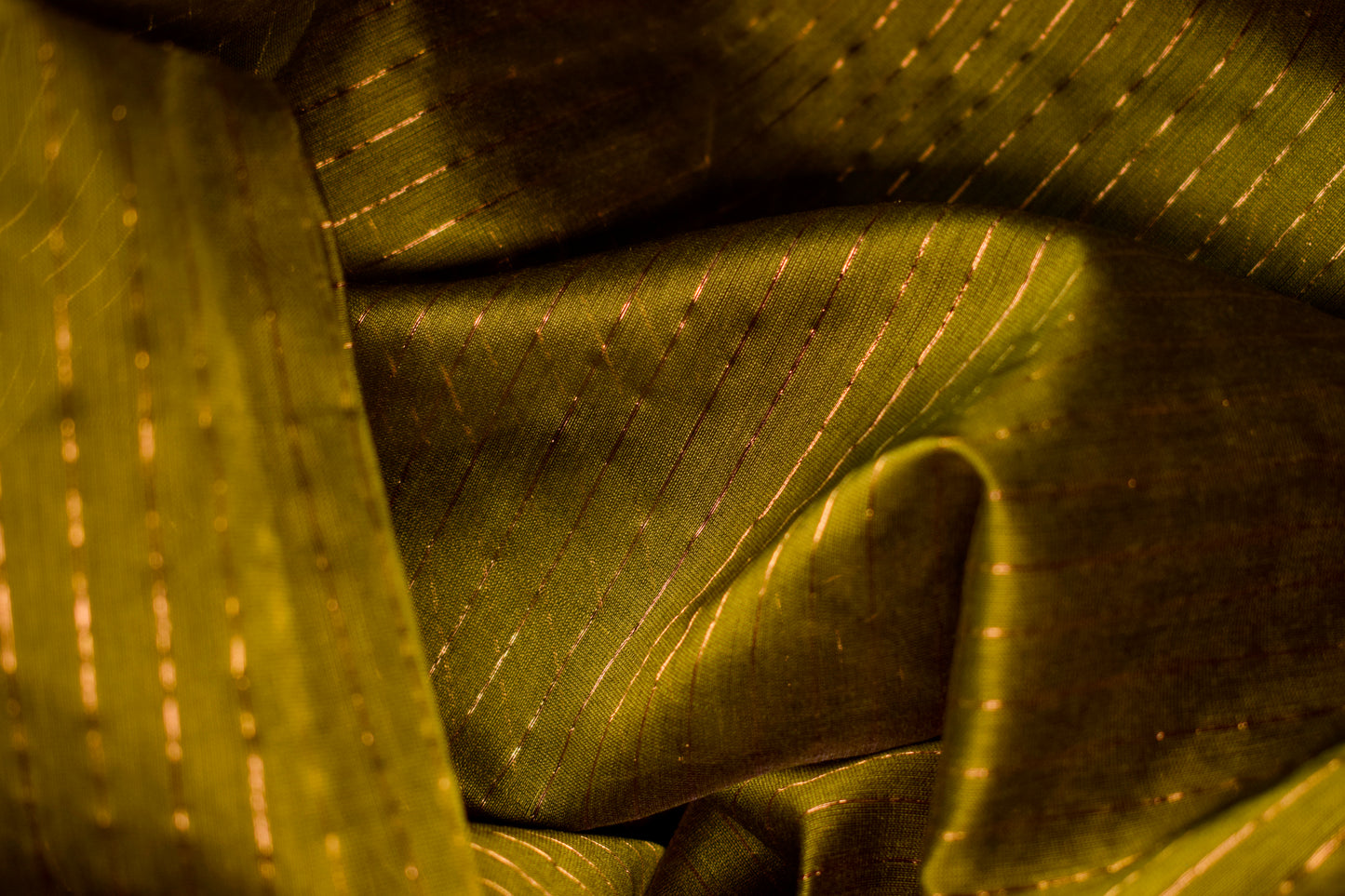 Green Silk Cotton Maheshwari Saree MAHSC03