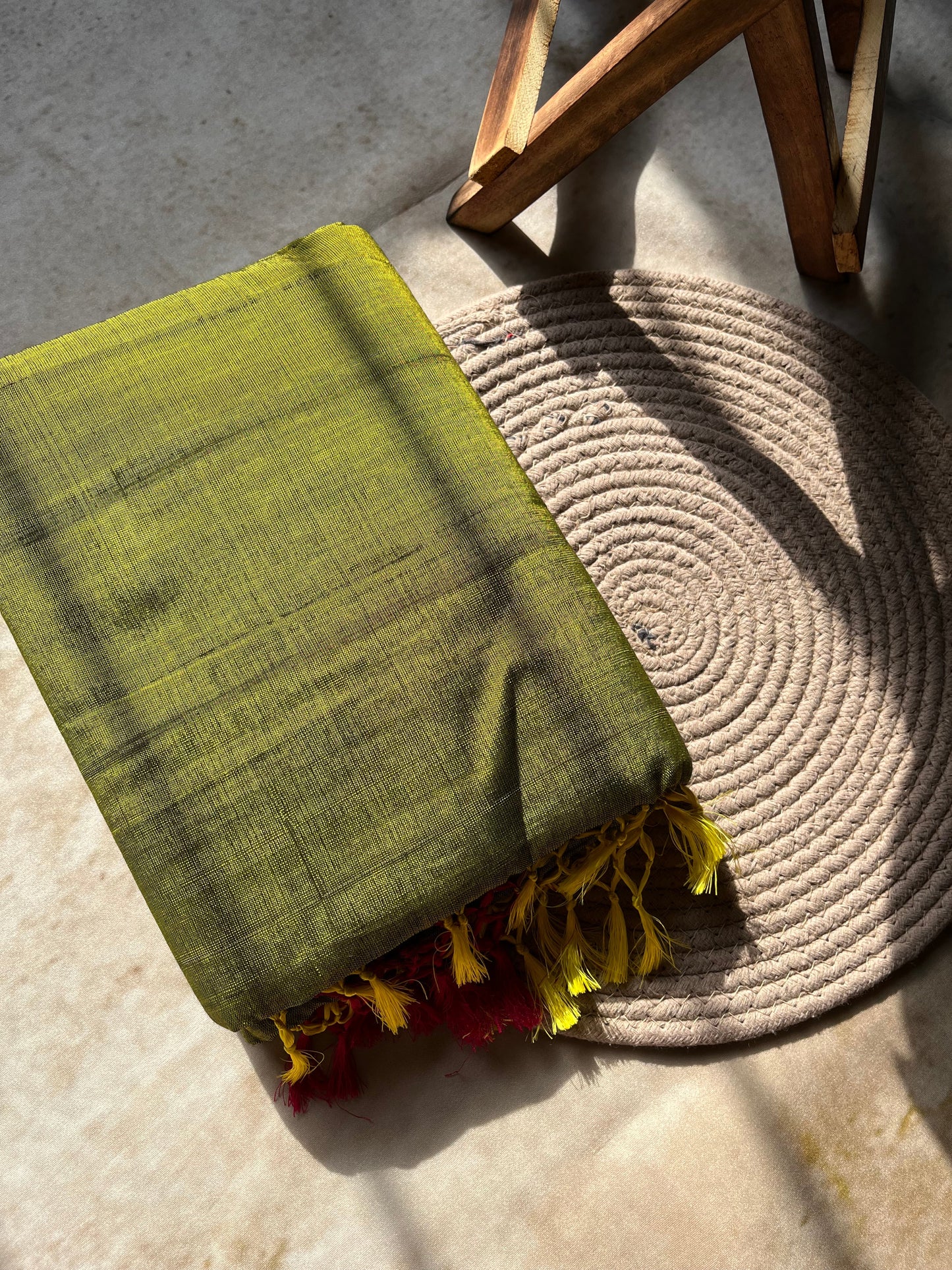 Green Handloom Ilkal Saree