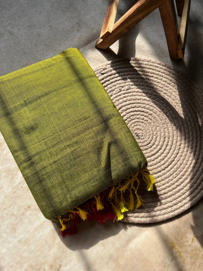 Green Handloom Ilkal Saree