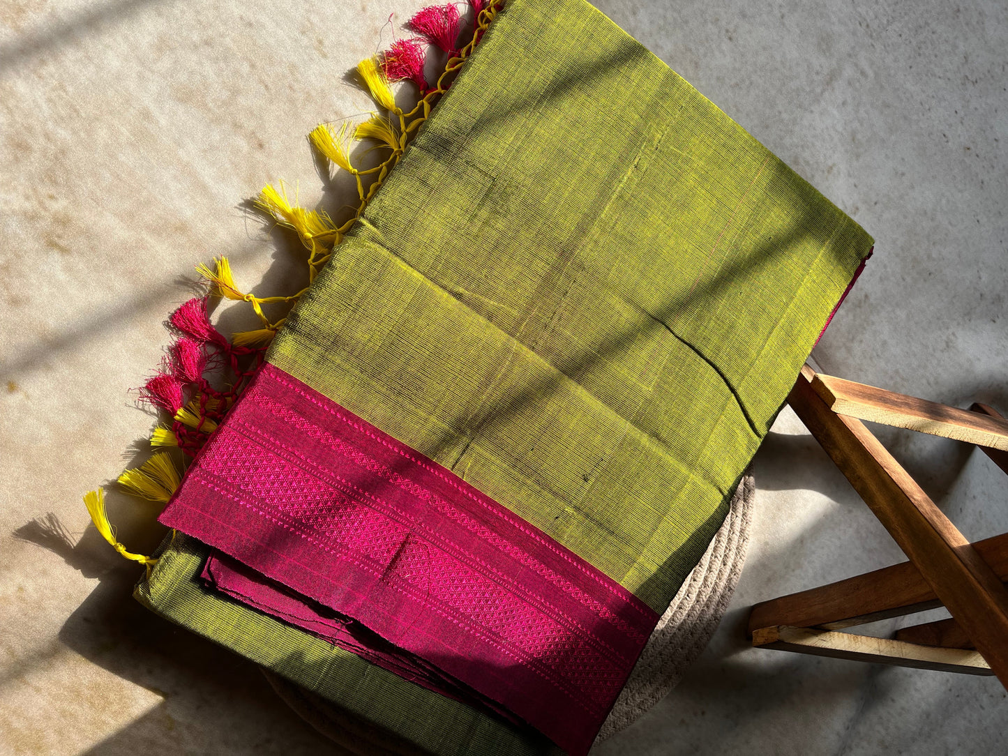 Green Handloom Ilkal Saree
